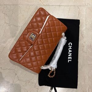 Chanel classic flap genuine leather - faux